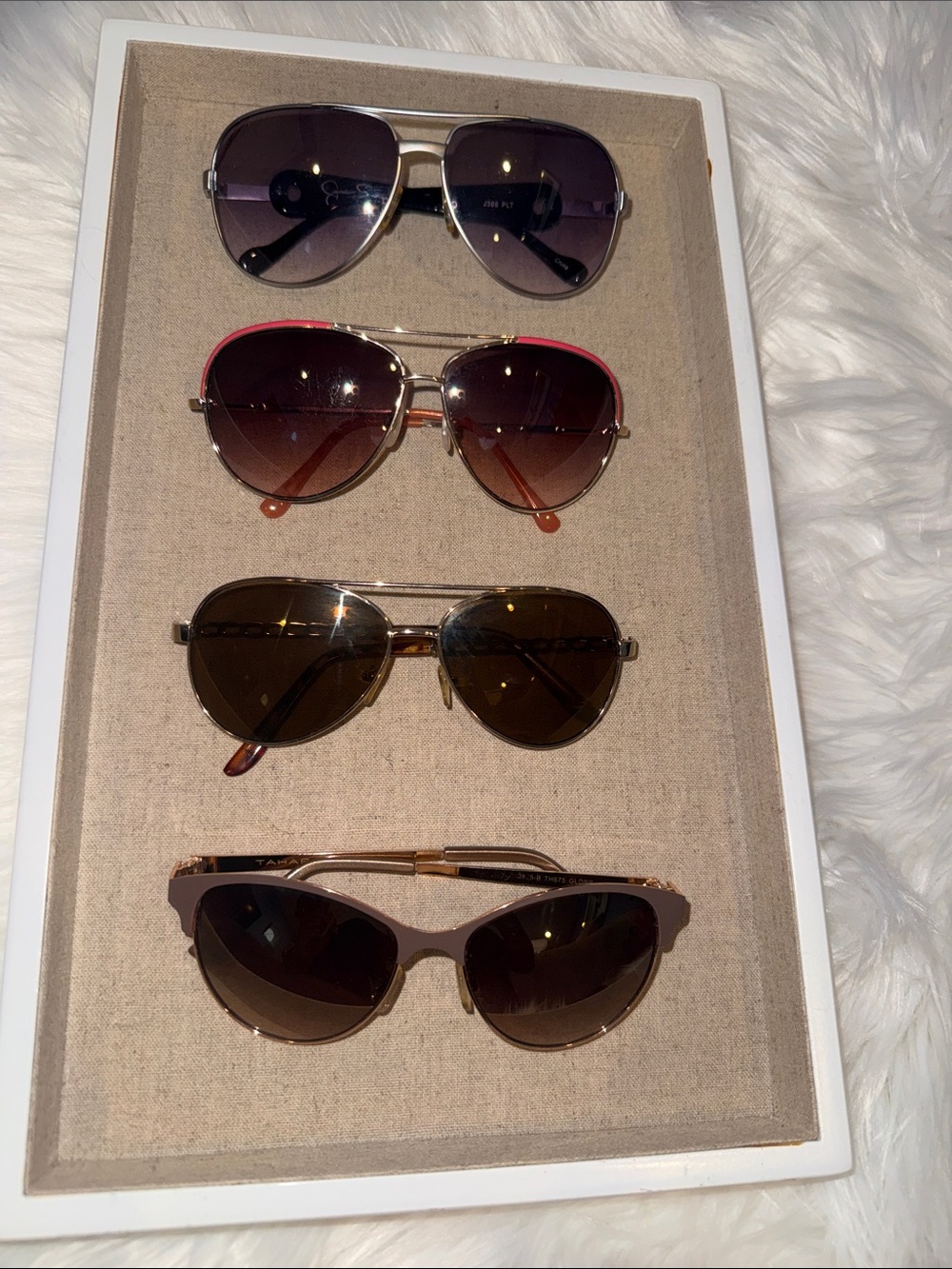 Women’s Sunglasses Set — Black, Pink, Brown, and Tan Frames